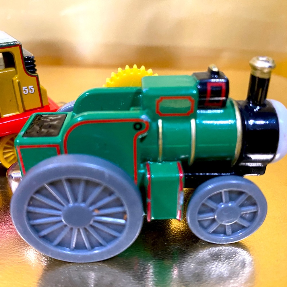 THOMAS AND FRIENDS DIE CAST VTG 2008 STEPNEY #55 & SIR HANDEL #3 & 2002 TREVOR - Picture 13 of 16